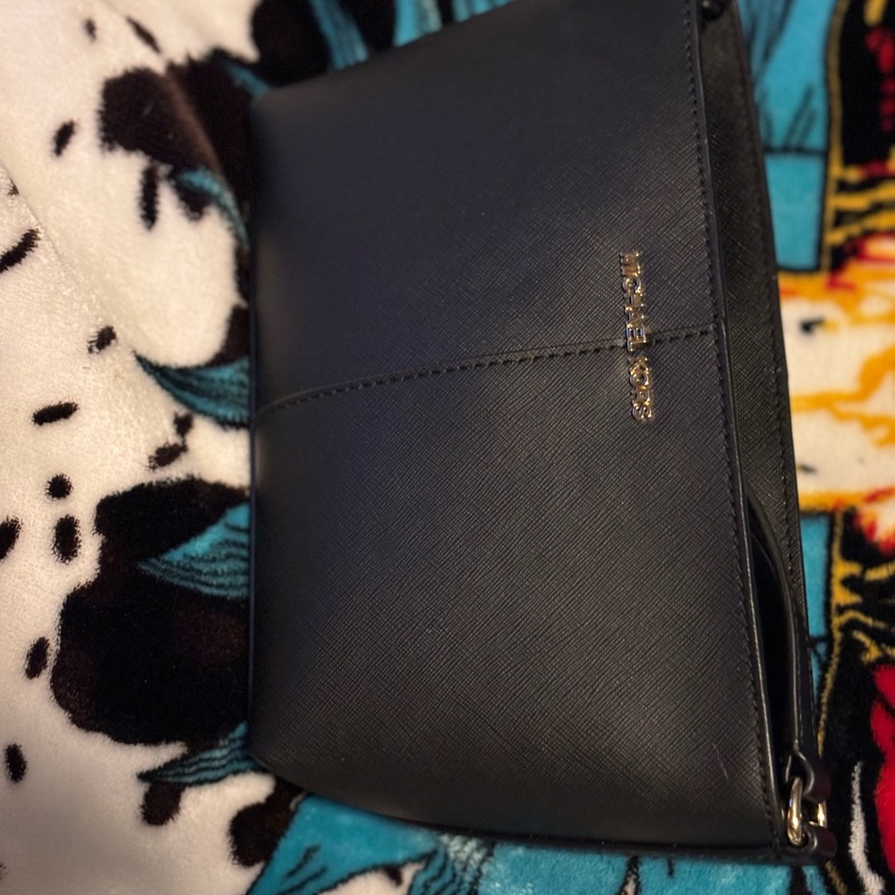 Michael Kors Black Saffiano Leather crossbody
